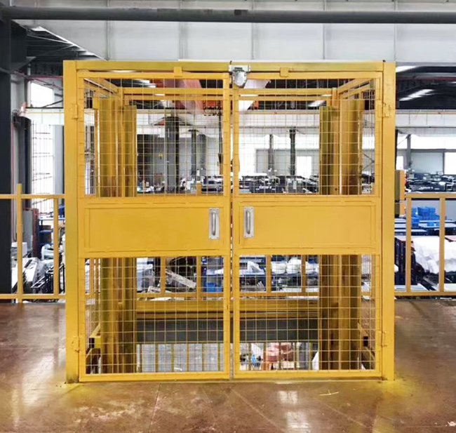 乐山智能导轨式升降机亮相